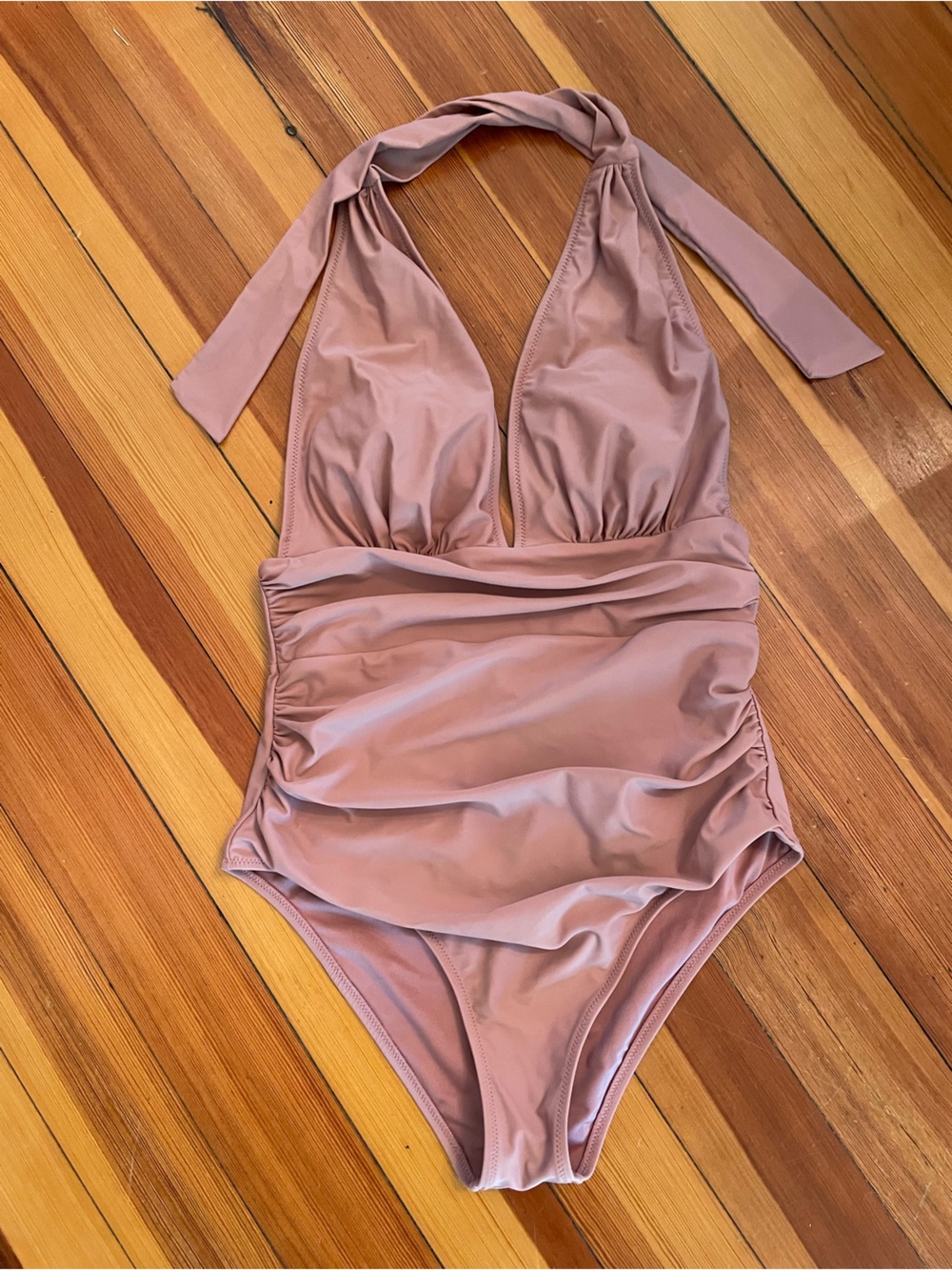Cupshe Sz Medium Halter One-Piece Swimsuit
